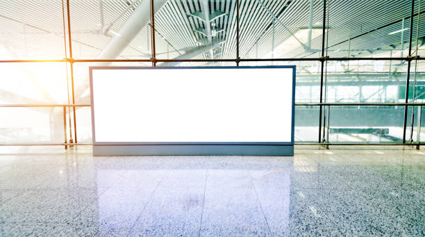 istock Blank billboard in railroad station 1085155220