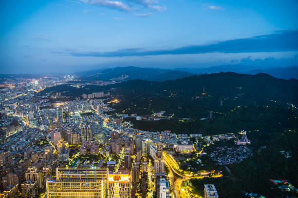 istock Beautiful architecture building taipei city 1085161976