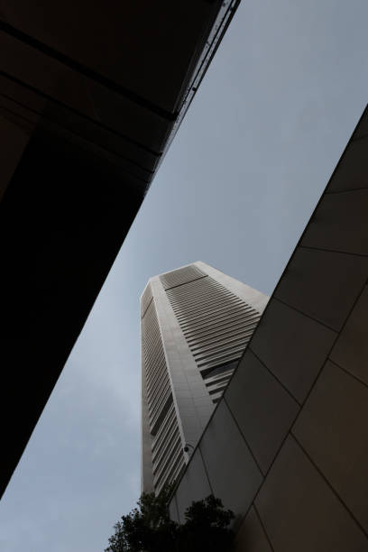 istock Tall skyscraper office building in a downtown district. 1085168886