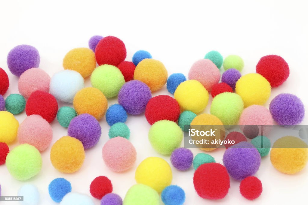 Cotton Balls Stock Photo - Download Image Now - Felt - Textile, Multi  Colored, Sphere - iStock