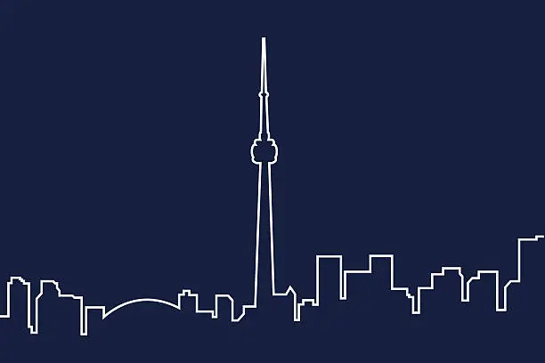 Vector illustration of toronto