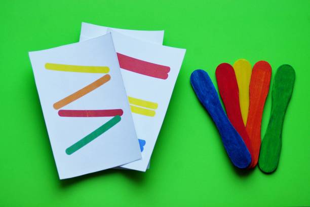 istock Multicolored POMpoms,  on a bright blue background for childrens creativity, needlework with a place under the text and a mocap. 1085199944