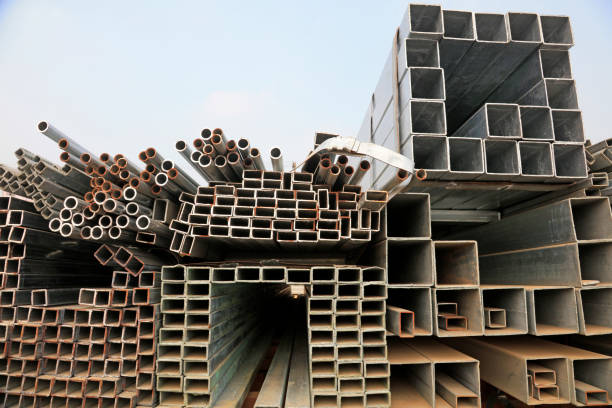 istock Steel cross section in the construction site 1085207770