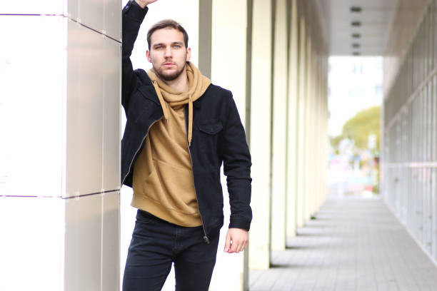 istock Young beard man in an autumn 1085213444