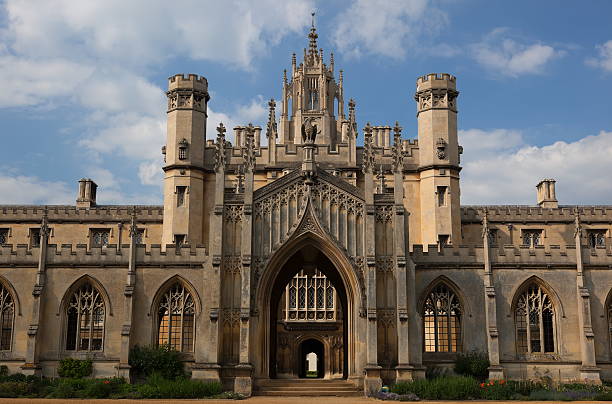 st johns college. cambridge. royaume-uni. - st johns college photos et images de collection