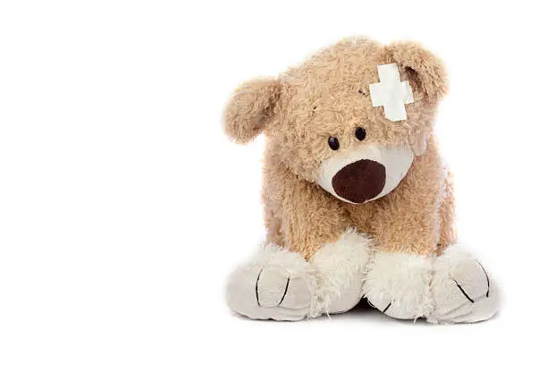 Photo of Hurt Teddy Bear