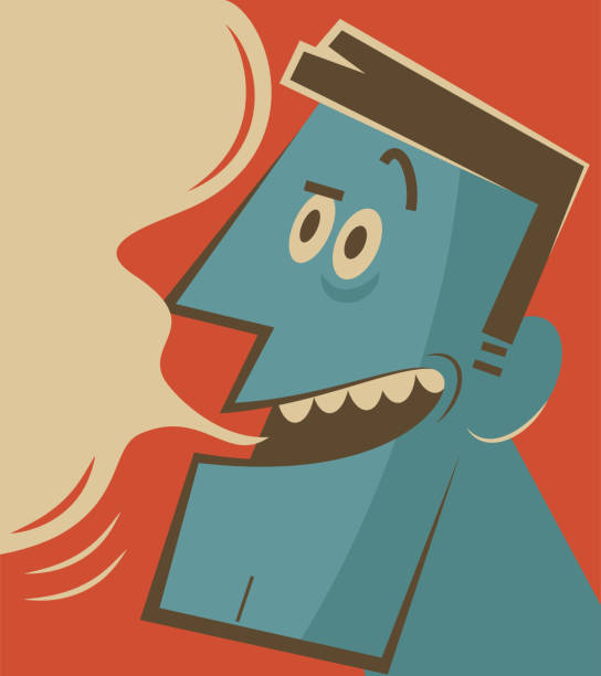 Retro spooky man whispering and slandering Retro Unique Characters Design, Manga Style ,Cartoon, Vector art illustration, Copy Space.
Retro spooky man whispering and slandering. cartoon devil with speech bubble stock illustrations