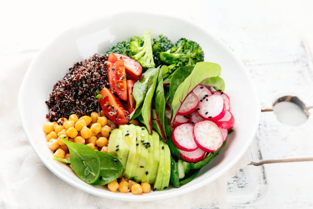 istock Healhty vegan lunch bowl 1085228916