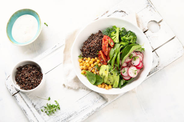 istock Healhty vegan lunch bowl 1085229930