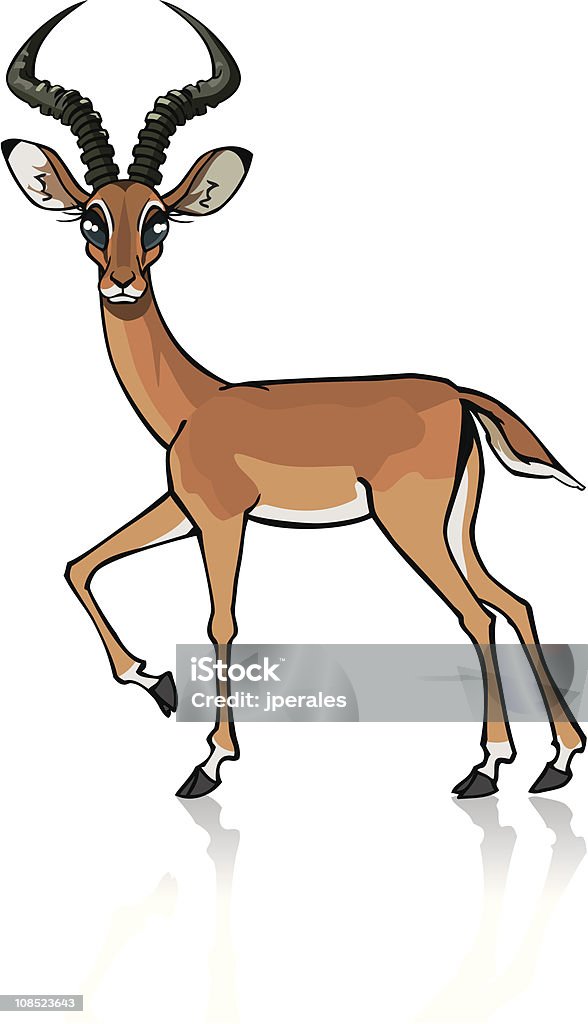 impala - clipart vectoriel de Animaux de safari libre de droits