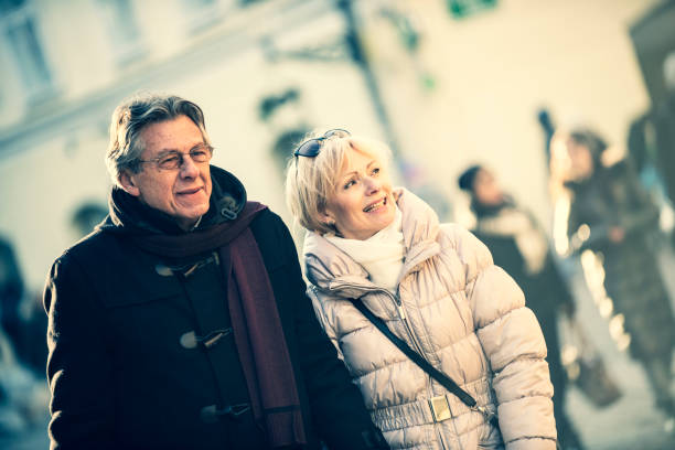 istock Senior couple in the city 1085241040
