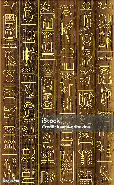 Egypt Background Stock Illustration - Download Image Now - Hieroglyphics,  Ancient Egyptian Culture, Backgrounds - iStock