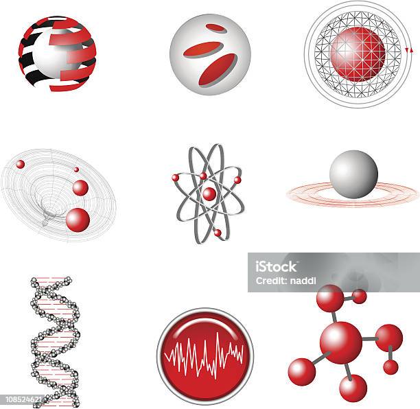 3 Déléments De Design Vecteurs libres de droits et plus d'images vectorielles de ADN - ADN, Acide ribonucléique, Affaires