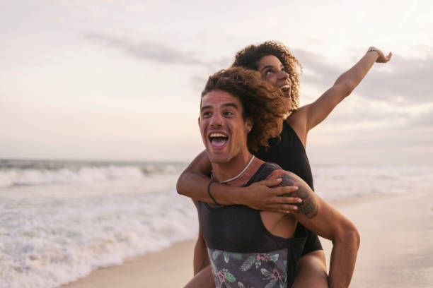 istock Wild couple on the beach 1085249120