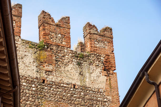 istock Medieval tower of Chatel-Argent castle detail . close up 1085251330