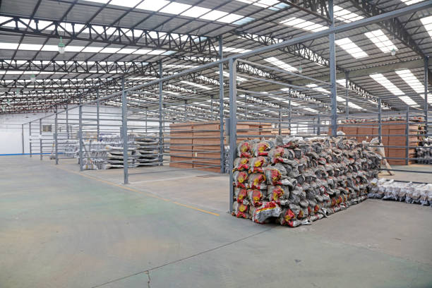 istock Industrial warehouse in a factory 1085264170