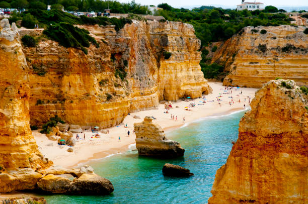 istock Beach in Algarve Coast 1085266246
