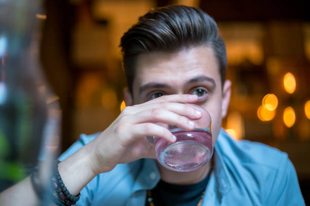 istock caucasian man at the caffee 1085269256