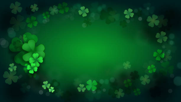 St. Patrick's Day, Green background by a St. Patrick's Day St. Patrick's Day, Green background by a St. Patrick's Day st. patricks day stock pictures, royalty-free photos & images