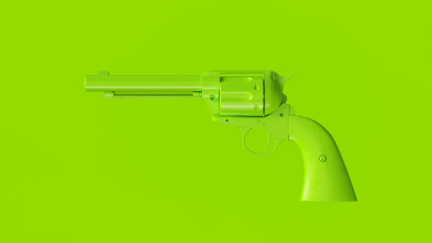 istock Green Large Double Action Revolver 1085276098