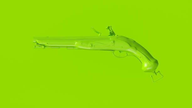 istock Green Vintage Pistol 1085277776