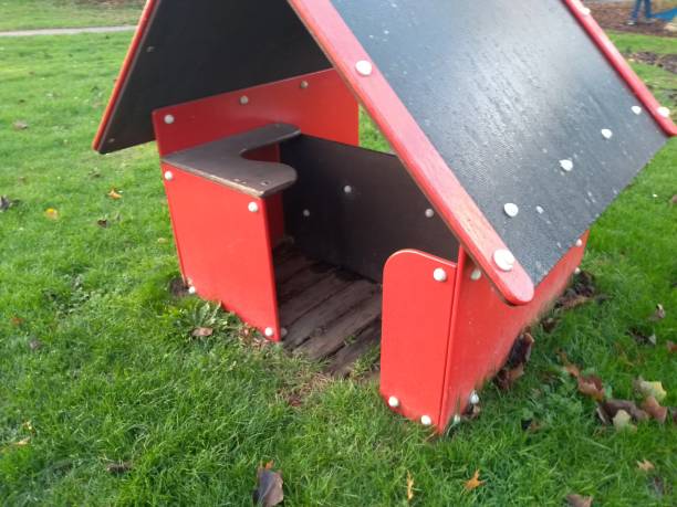 istock Outdoors toy house on the lawn 1085280808