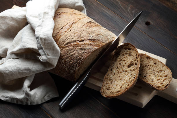 istock Unleavened bread with grains and seeds 1085281850