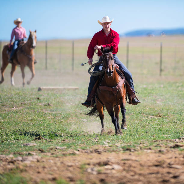istock Cowboy galloping in Utah, USA 1085288938