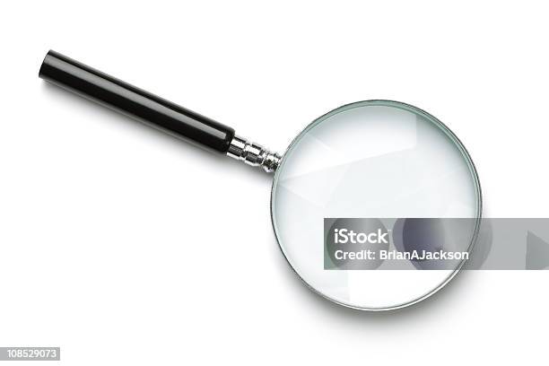 Lupa Foto de stock y más banco de imágenes de Lupa - Instrumento óptico - Lupa - Instrumento óptico, Lupa - Equipo fotográfico, Recortable