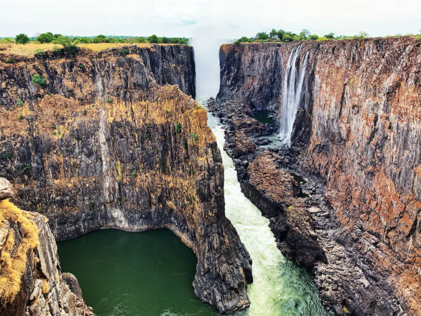 landscape of Victoria Water Falls
