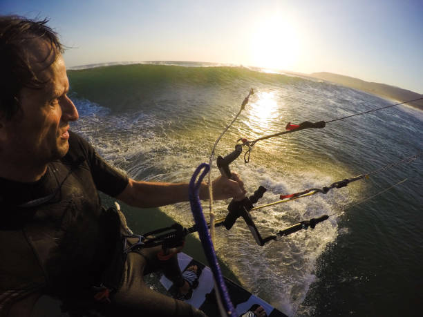 istock Kitesurfer in Hermanus, South Africa 1085323346