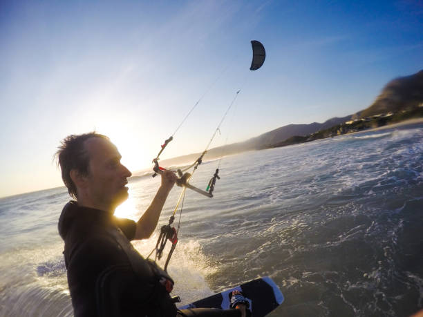 istock Kitesurfer in Hermanus, South Africa 1085324724