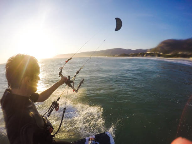 istock Kitesurfer in Hermanus, South Africa 1085325132