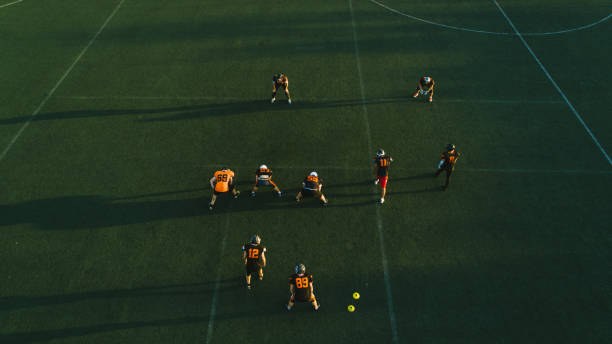istock Football Team Playing a Game 1085339576