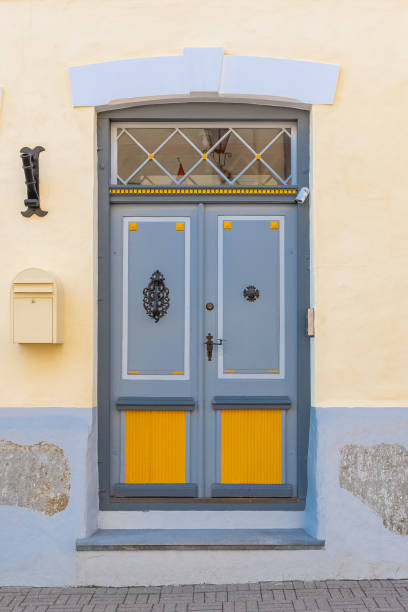 istock Tallinn, wooden door 1085342340