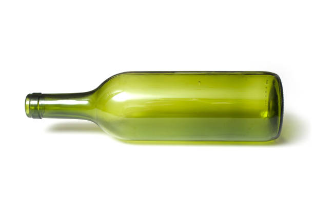 istock empty bottle of wine for recycling on white background 1085344954