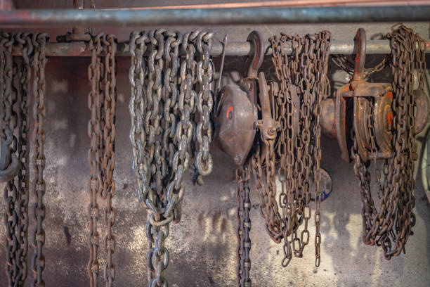 Heavy lift chain hang on the wall