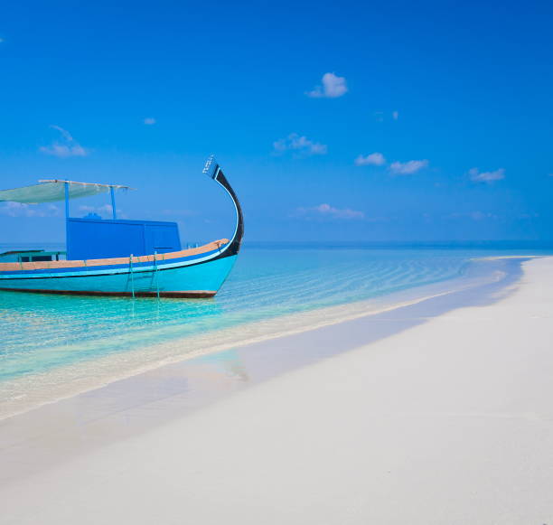 istock Maldives,  tropical sea boat day! 1085353364