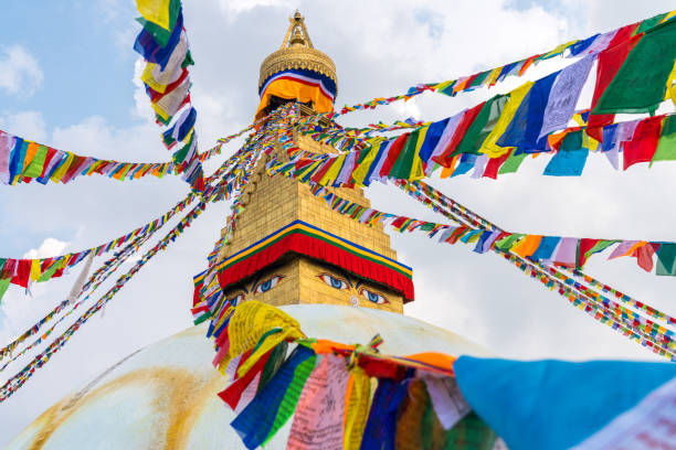 istock Boudhanath Stupa and prayer flags in Kathmandu, Nepal 1085356102