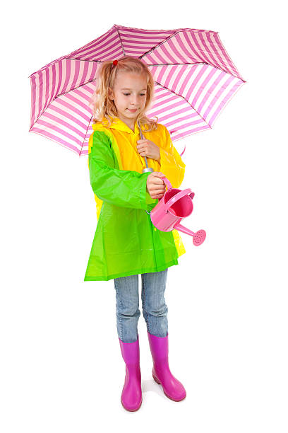 istock girl is watering the plants 108535757