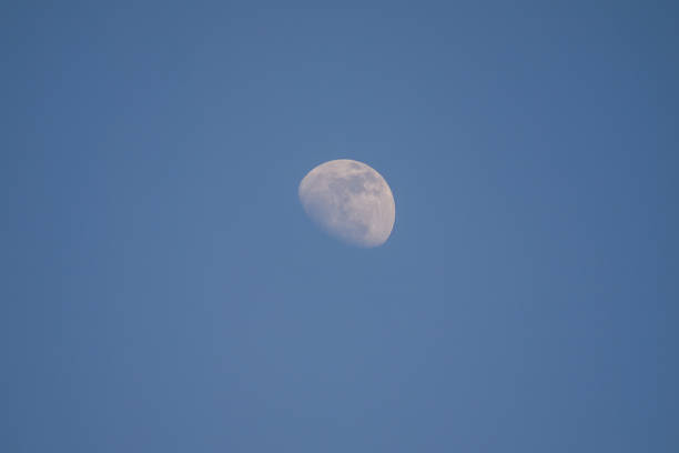 istock moon in evening time on beautiful natural blue sky background 1085358928