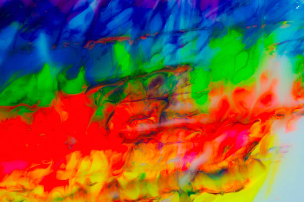 istock Abstract art colourful background. Hand-painted background.  - Image 1085362574