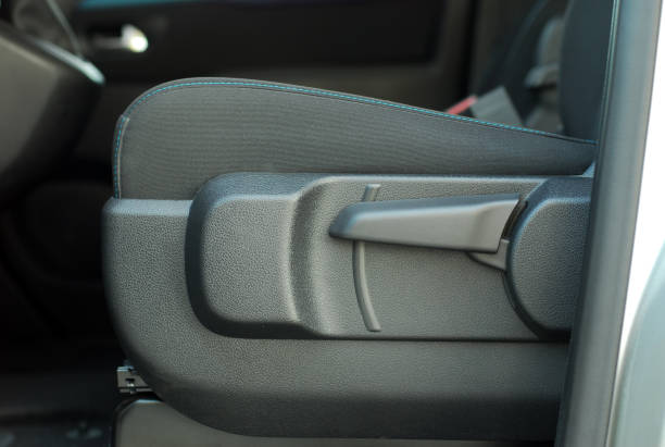 istock lever for adjusting the seat position 1085367030