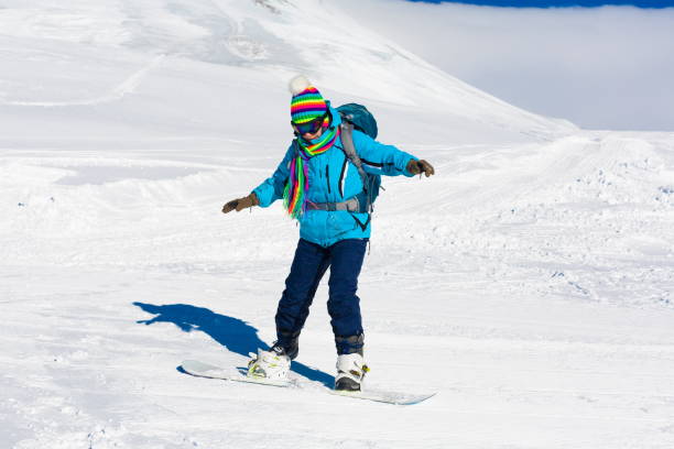 istock Woman, snowboard winter, rides, goggles 1085376730