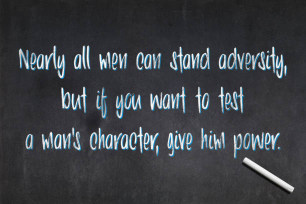 istock Quote from Abraham Lincoln about power 1085380654