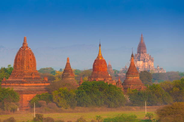 istock Myanmar. Bagan. Landscape pagodas 1085386418