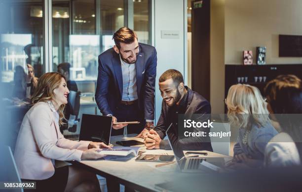 Business People Working In The Office Stock Photo - Download Image Now - Business, Teamwork, Office