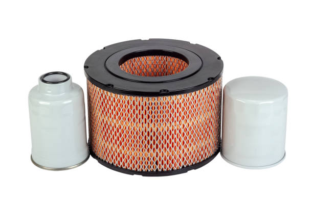 istock Car oil fuel air filter auto spare part 1085393180