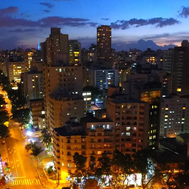 istock Aerial view of sunset 1085397458
