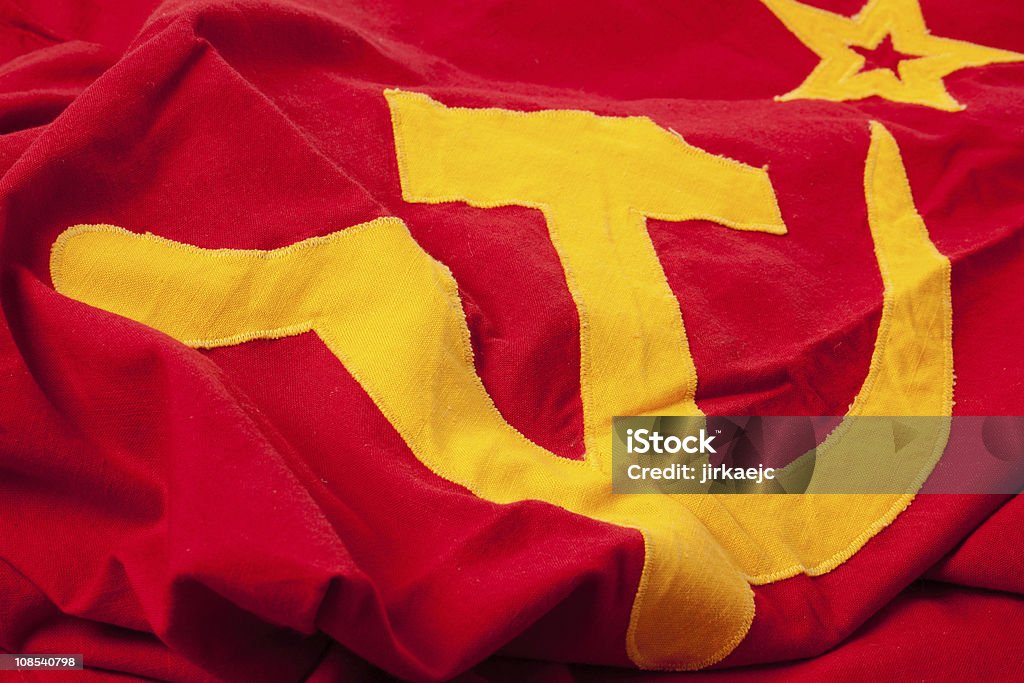 Flaga Radziecki - Zbiór zdjęć royalty-free (Bez ludzi)
